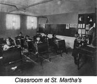 Classroom at St. Martha's