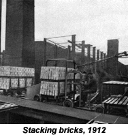 Workers Stacking Bricks, 1912